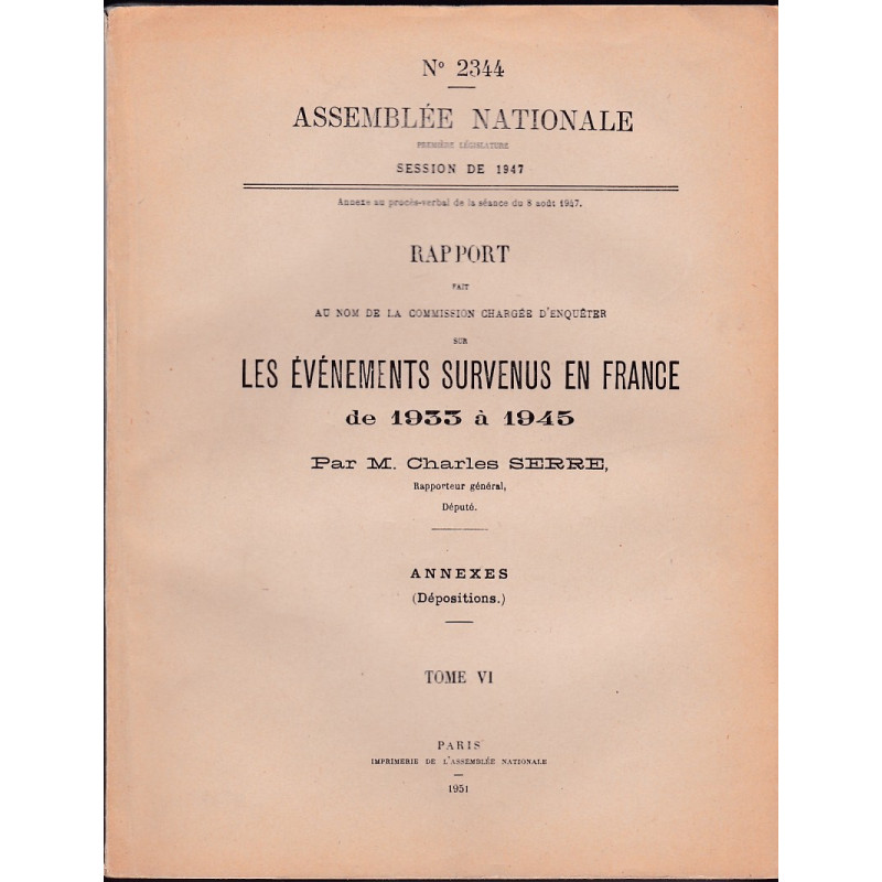 Die Ereignisse in Frankreich von 1933 bis 1945.