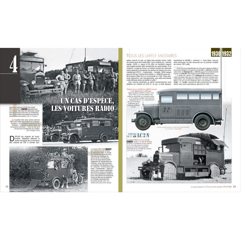 Alle militaire Laffly-voertuigen 1914-1940