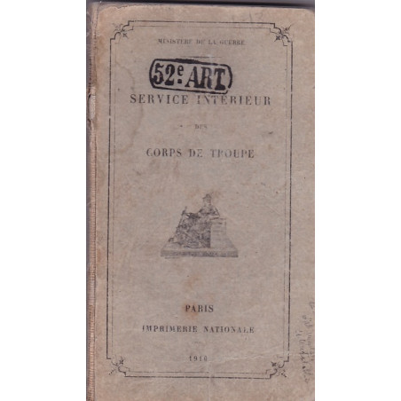 Innendienst der Truppenkörper – 1916