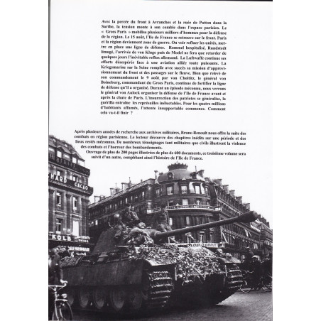 1944 Oorlog in Île-de-France. Deel 3, De verdediging van Groot-Parijs