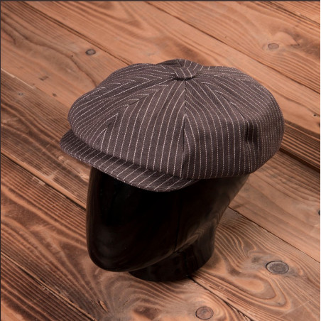 Pike Brothers 1928 Newsboy Cap Brown Wabash