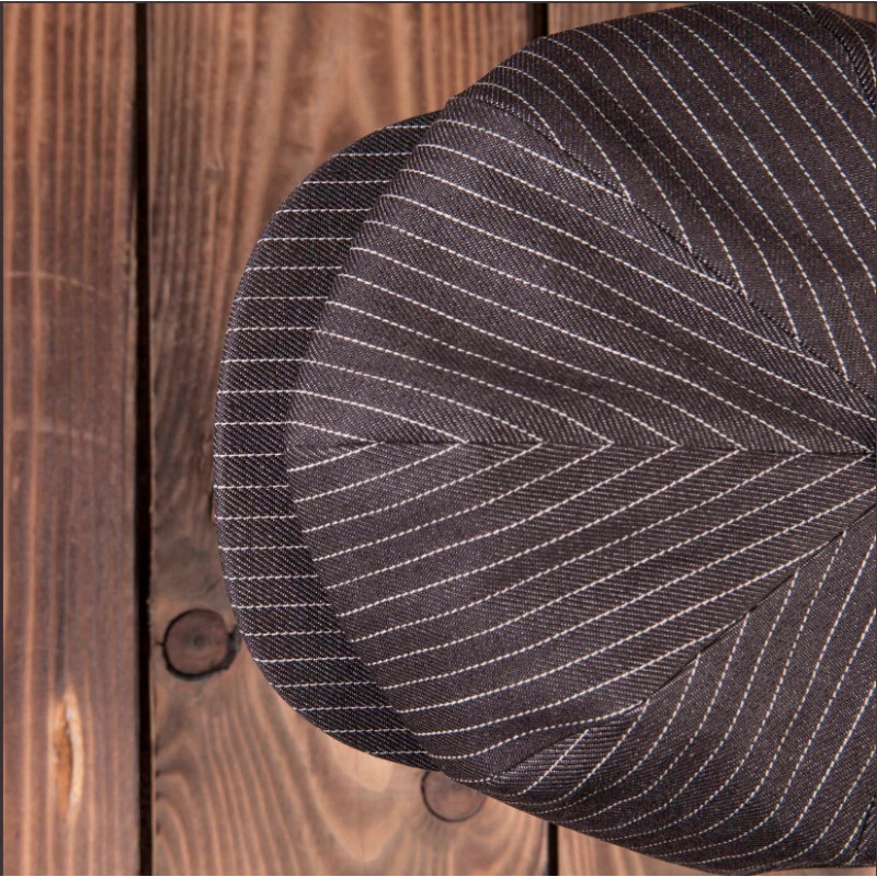 Pike Brothers 1928 Newsboy Cap Brown Wabash