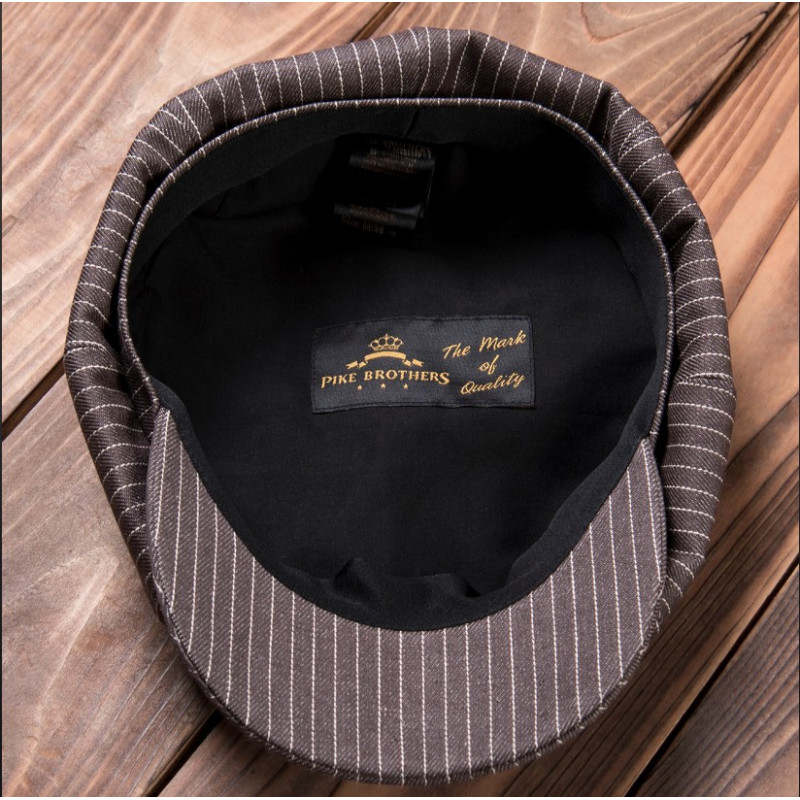 Pike Brothers 1928 Newsboy Cap Brown Wabash