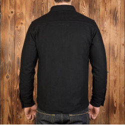 Black wool bridge shirt - 1943 USN CPO Shirt Black Wool Pike Brothers 2