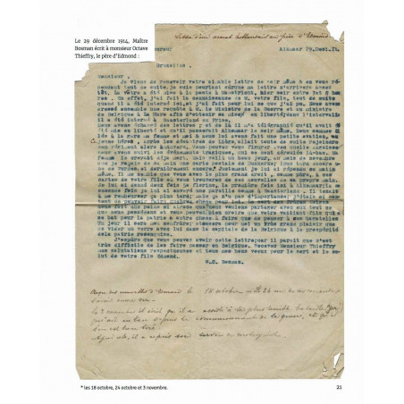 La Légende d'Edmond Thieffry - Pilote de Chasse de la Grande Guerre -Tome 1