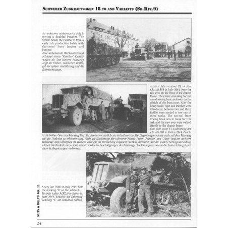 s.ZgKw. Famo de 18 toneladas "Bulle" (Sd.Kfz. 9)