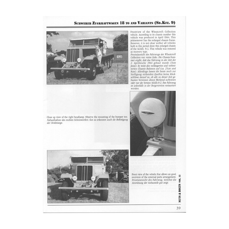 s.ZgKw. Famo de 18 toneladas "Bulle" (Sd.Kfz. 9)