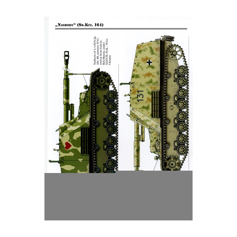Nashorn (Sd.Kfz. 164) y Pak 41/43 remolcado de 8,8 cm