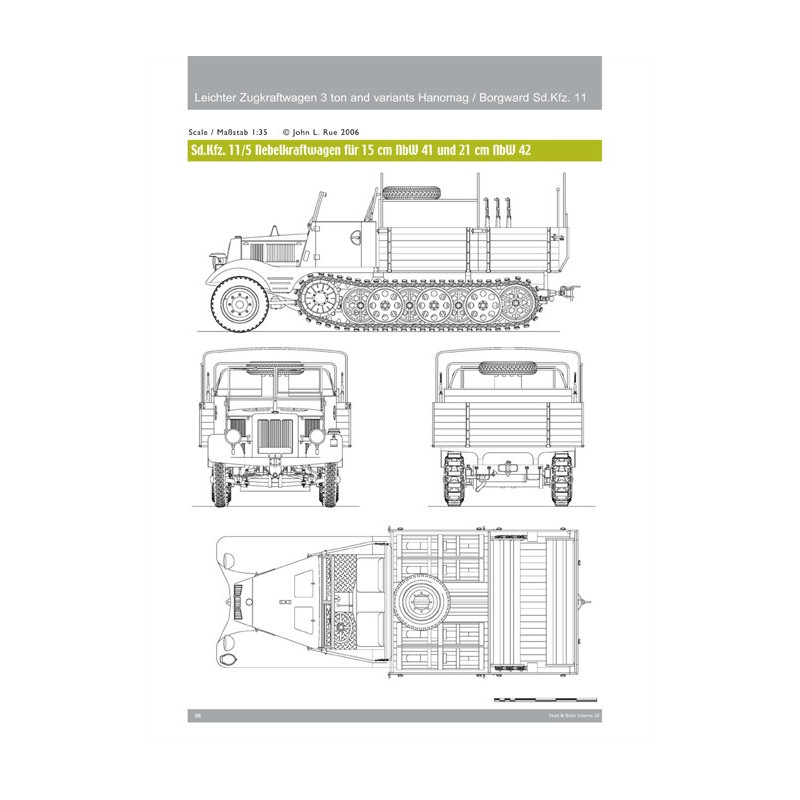 le.ZgKw. da 3 tonnellate Hanomag / Borgward (Sd.Kfz. 11)