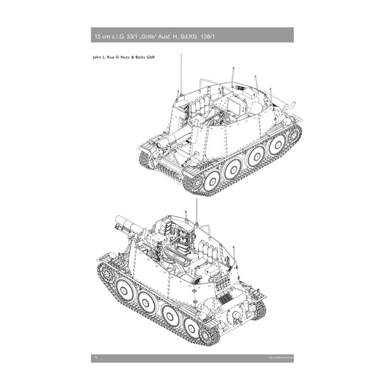 Grille 15cm sIG 33/1 (Sf) Ausf. H (Sd.Kfz. 138/1)