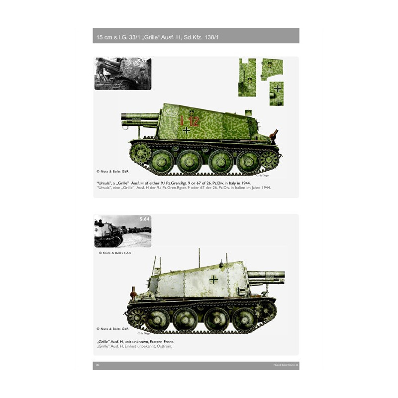 Grille 15cm sIG 33/1 (Sf) Ausf. H (Sd.Kfz. 138/1)
