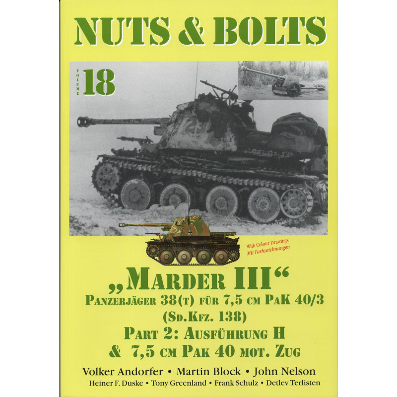 Nuts & Bolts Vol 18 - Marder III 7,5cm Pak 40...