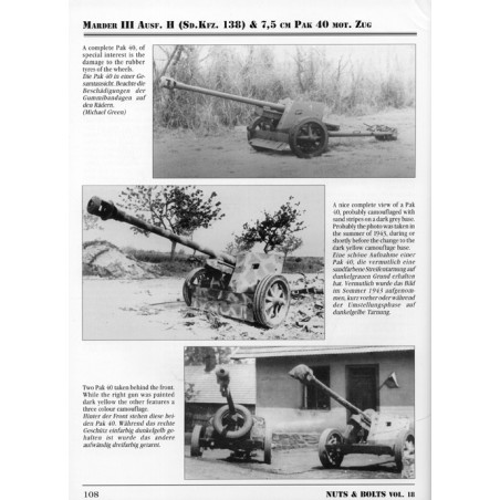 Marder III 7,5cm Pak 40 Ausf. H & gesleepte 7,5cm Pak