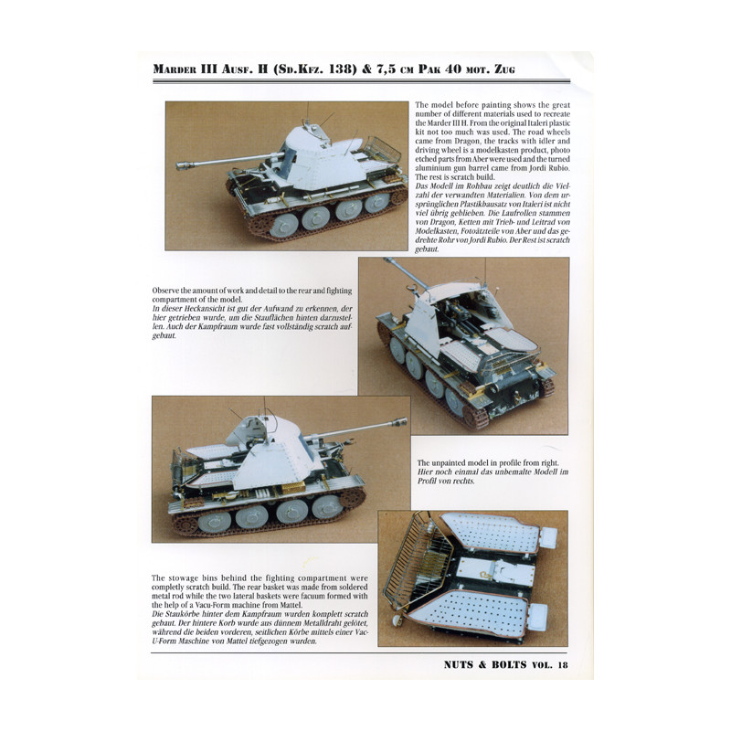 Marder III 7,5cm Pak 40 Ausf. H & gesleepte 7,5cm Pak
