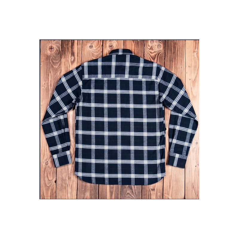 Flanellen hemd - 1937 Roamer Shirt Dugway blue Pike Brothers