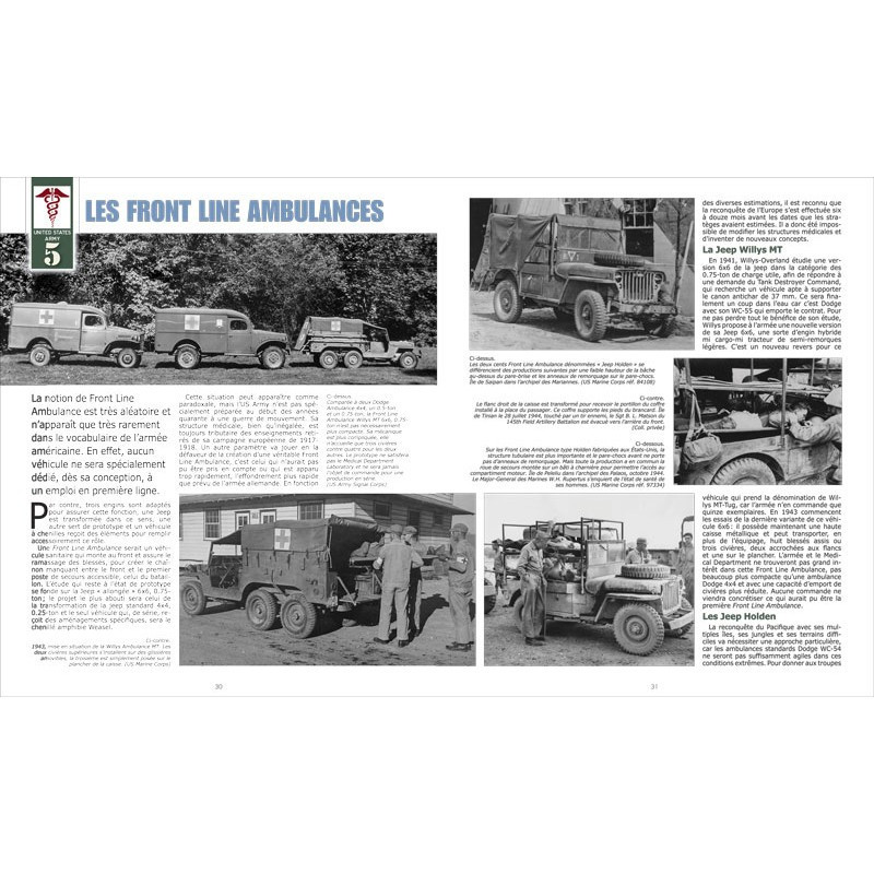 AMBULANCES & MEDICAL VEHICLES OF THE U.S. ARMY