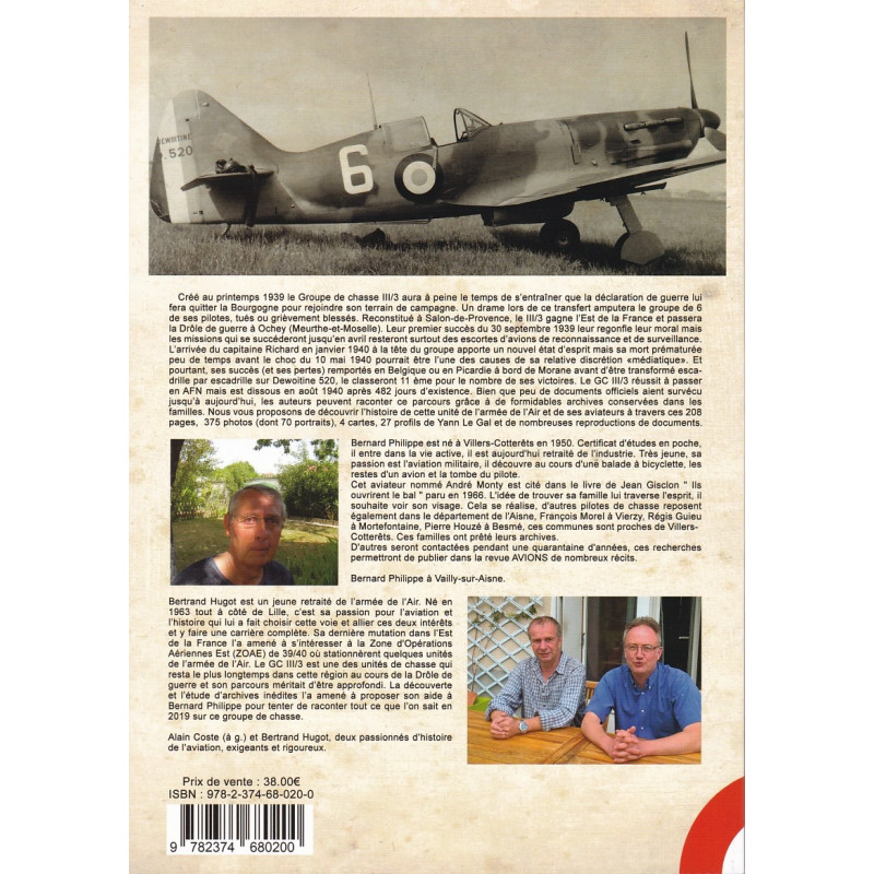 Le GC III/3 en 1939-1940. Condors et Pirates au combat.