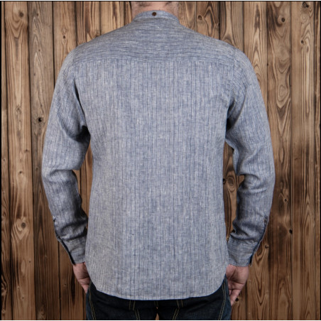Linen shirt Hudson Grey - Pike Brothers 1923 Buccanoy Shirt Hudson grey