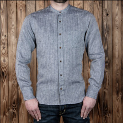 Linen shirt Hudson Grey - Pike Brothers 1923 Buccanoy Shirt Hudson grey
