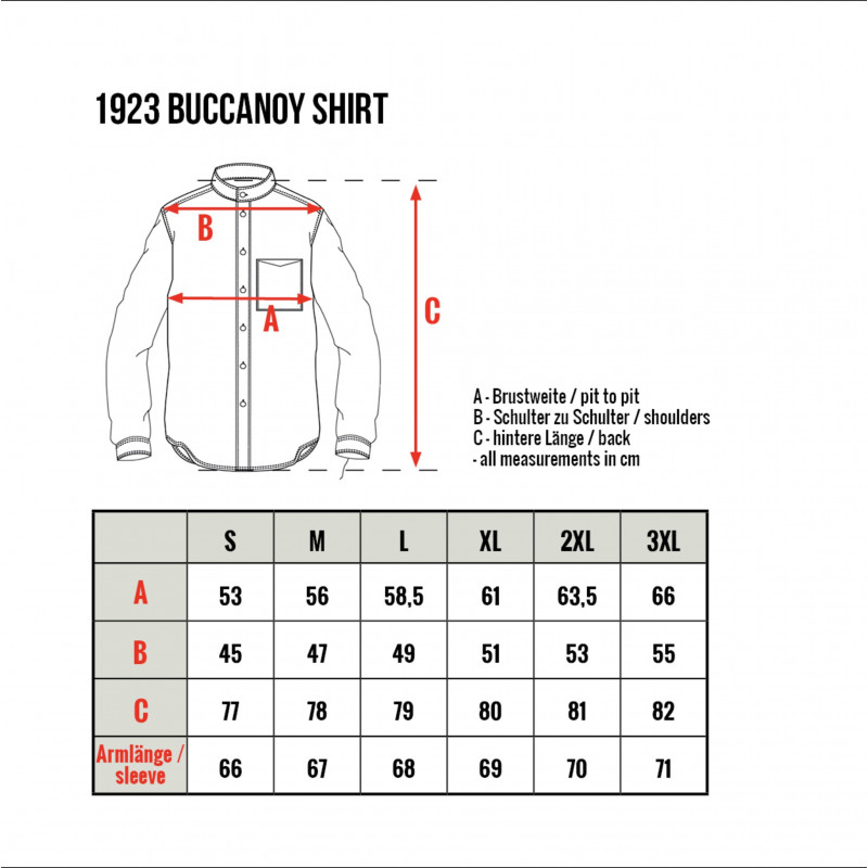 White 100% cotton shirt - Pike Brothers 1923 Buccanoy Shirt Yuma white
