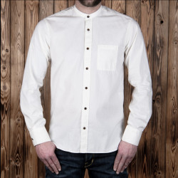 White 100% cotton shirt - Pike Brothers 1923 Buccanoy Shirt Yuma white 2