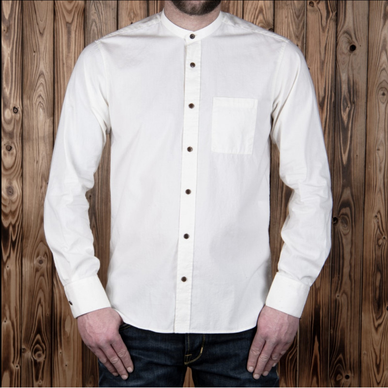 White 100% cotton shirt - Pike Brothers 1923 Buccanoy Shirt Yuma white
