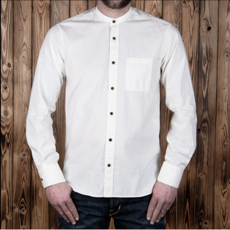 White 100% cotton shirt - Pike Brothers 1923 Buccanoy Shirt Yuma white
