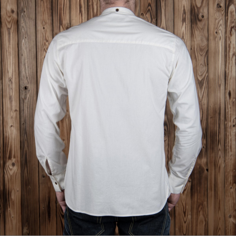 Weißes Hemd 100 % Baumwolle – Pike Brothers 1923 Buccanoy Shirt Yuma white
