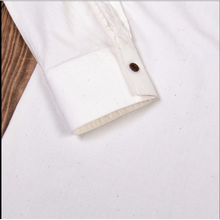 White 100% cotton shirt - Pike Brothers 1923 Buccanoy Shirt Yuma white