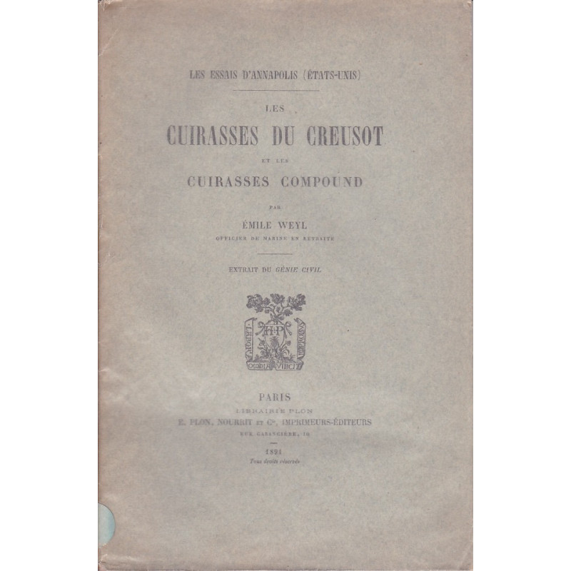 Die Panzerplatten aus dem Creusot und die Compound-Panzerplatten