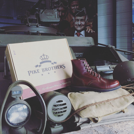 1966 Low Quarters cognac oiled leather ankle boots Pike Brothers