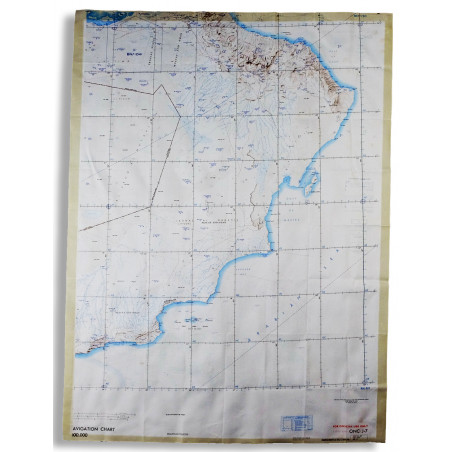 FOULARD SOIE Mascate & Omam, Arabie Saoudite, Sud-Yemen, Etats de la Trêve ONC-J7