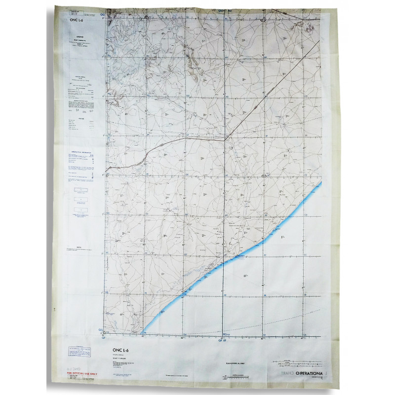 FOULARD SOIE Somalie, Ethiopie ONC-L6