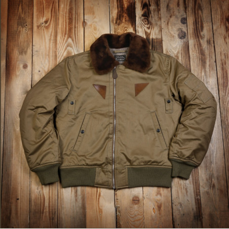 Pilotenjacke 1945 B15 Flight Jacket olive - Pike Brothers