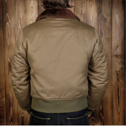 1945 B15 Flight Jacket Olive - Pike Brothers 2