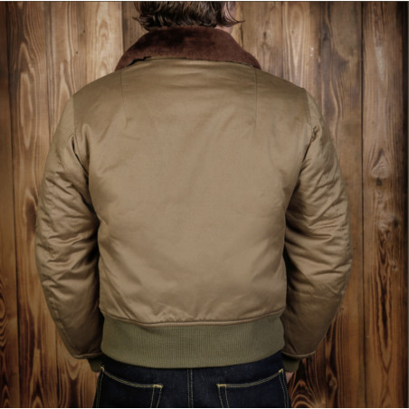 Pilotenjacke 1945 B15 Flight Jacket olive - Pike Brothers