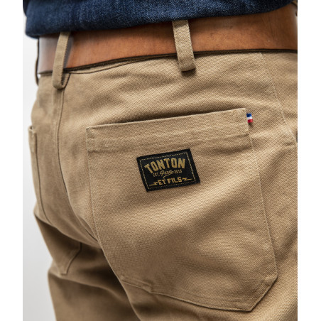 Pantalon Arsène Canvas Tan - Tonton et Fils
