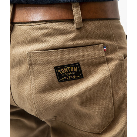 Pantalon Arsène Canvas Tan - Tonton et Fils