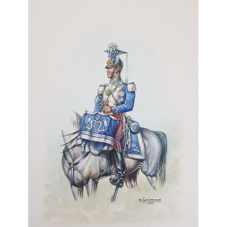 Kettledrummer and Trumpeters - Maison de l'Empereur and Imperial Guard