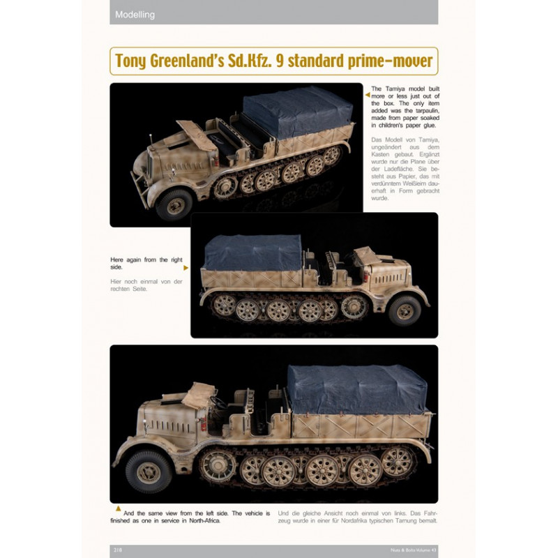 I trattori Famo Sd.Kfz. 9 da 18 tonnellate – varianti blindate e non blindate