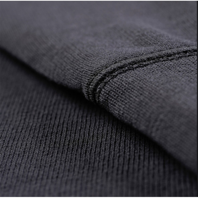 US henley T-shirt 100% katoen lange mouwen zwart - Pike Brothers 1954 Utility Shirt Long Sleeve faded black