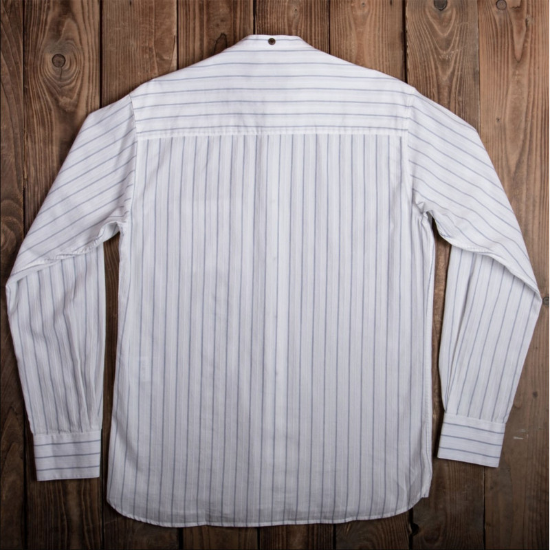 100% cotton shirt - 1923 Buccanoy Shirt Alp white - Pike Brothers
