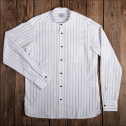 100% cotton shirt - 1923 Buccanoy Shirt Alp white - Pike Brothers 2
