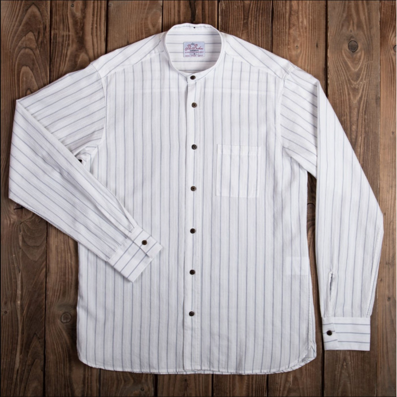 Hemd 100% katoen - 1923 Buccanoy Shirt Alp white - Pike Brothers