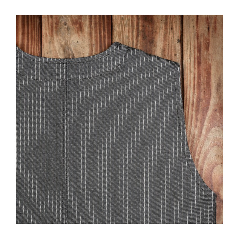 Gilet 1937 Roamer denim grey wabash grijs