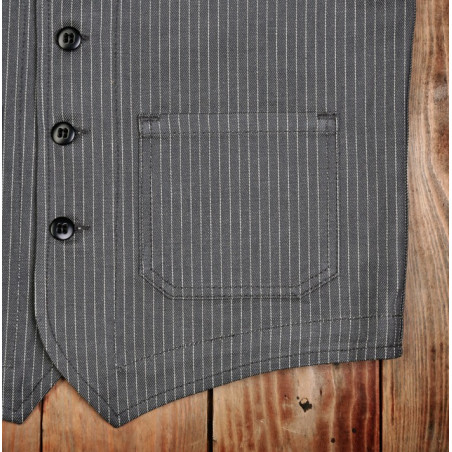 Weste 1937 Roamer Denim Grey Wabash grau
