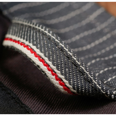 Gilet 1937 Roamer denim grey wabash grijs