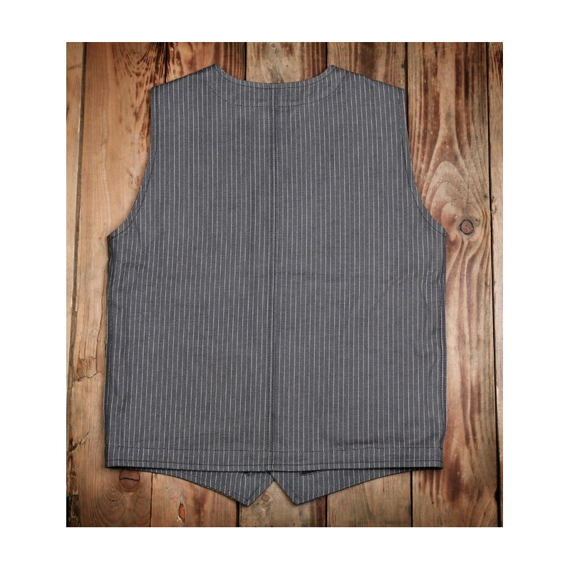 Gilet 1937 Roamer denim grey wabash grijs