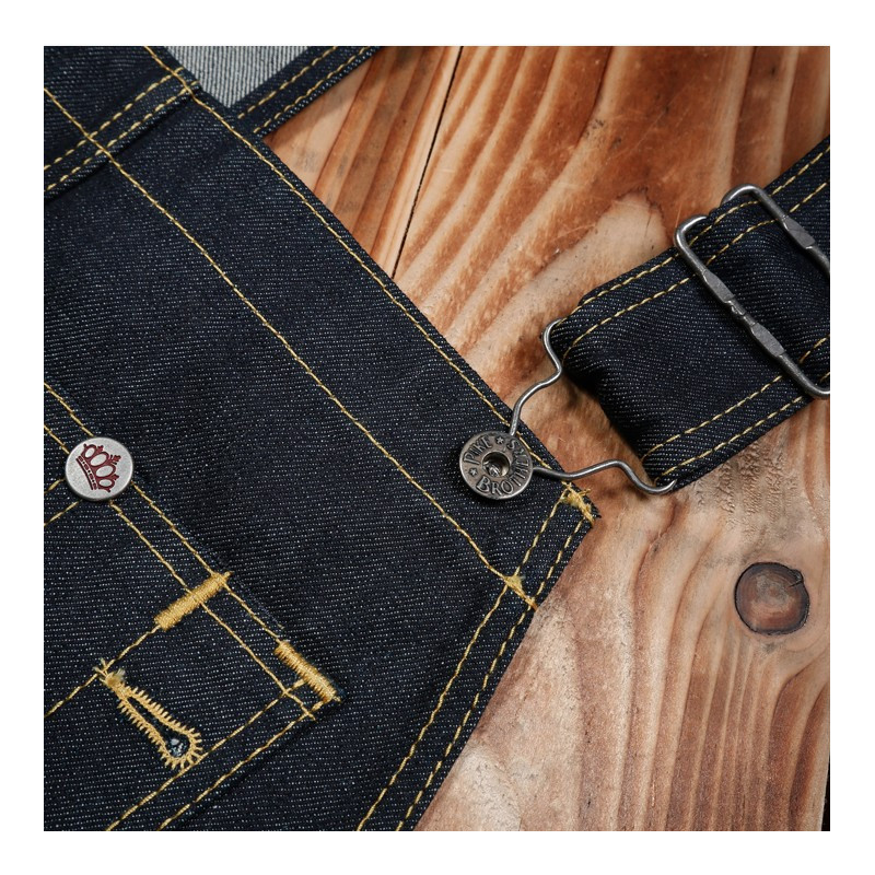 Mechaniker-Latzhose 1935 Mechanic Bib 11oz Indigo Blau