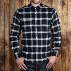 Flanellhemd – 1937 Roamer Shirt Dugway blue Pike Brothers 2